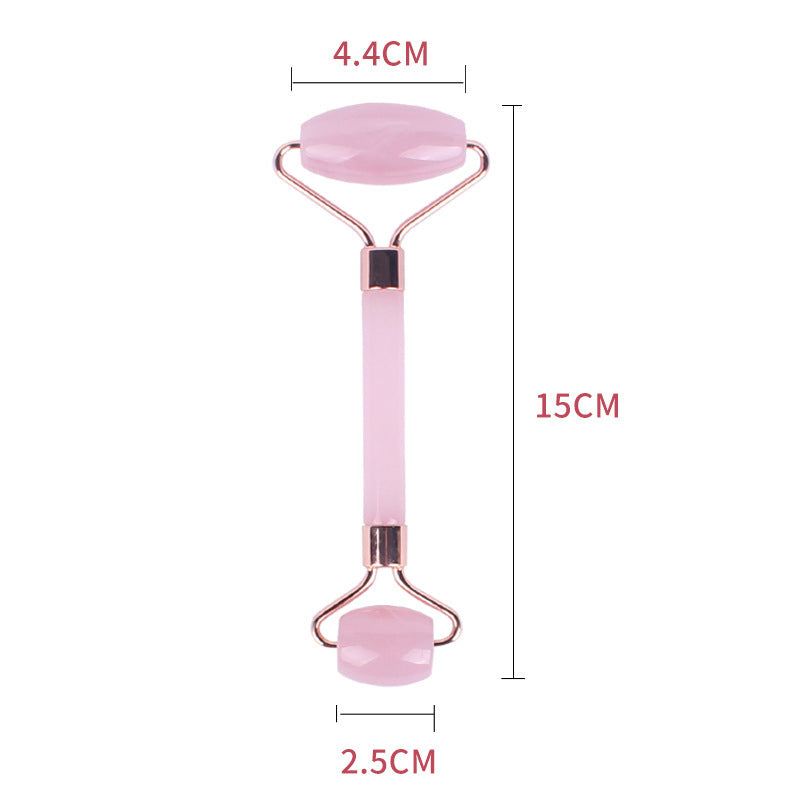 Gua sha - ansiktsroller, rosa