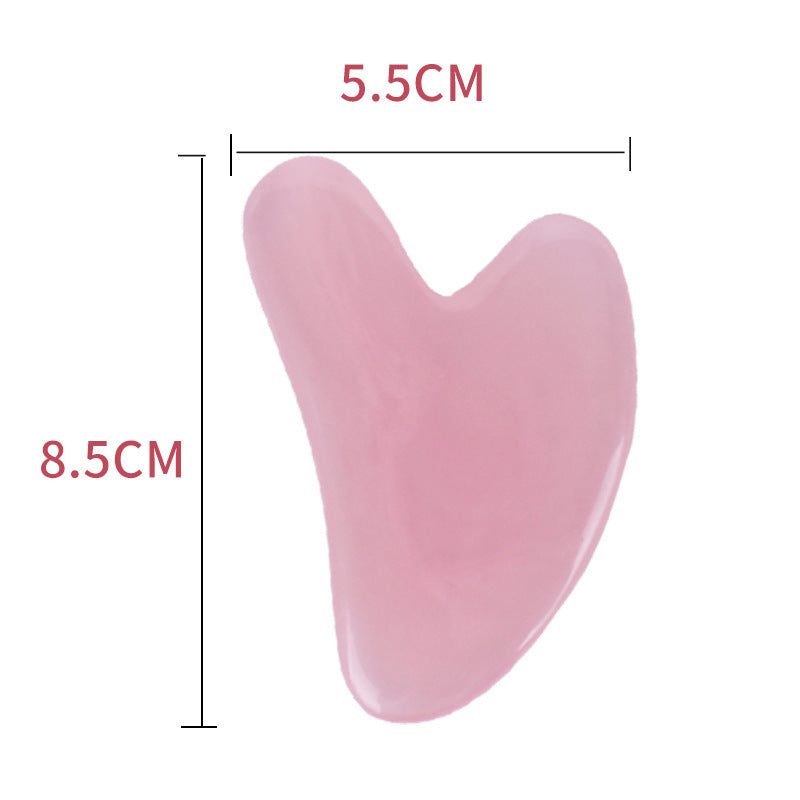 Gua sha - ansiktsroller, rosa
