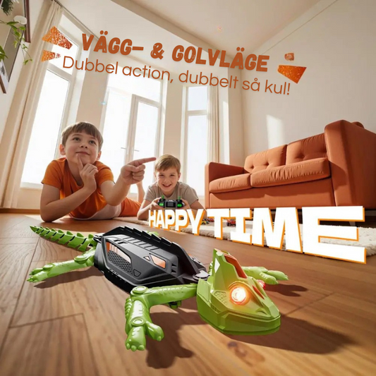 Elektrisk radiostyrd gecko‑robot