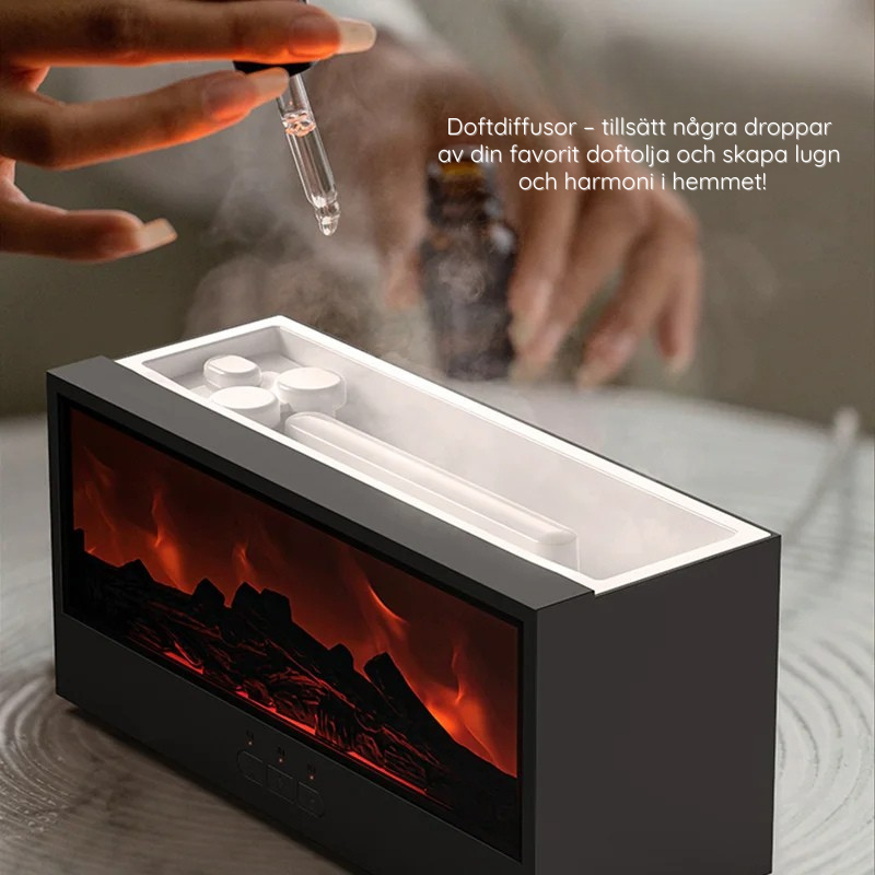 Luftfuktare med aromadiffusor