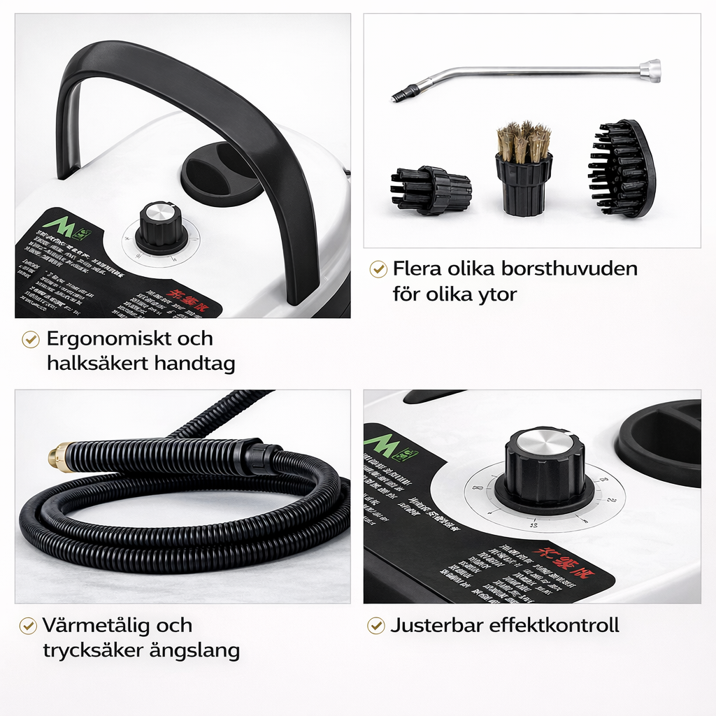 Effektiv ångrengörare