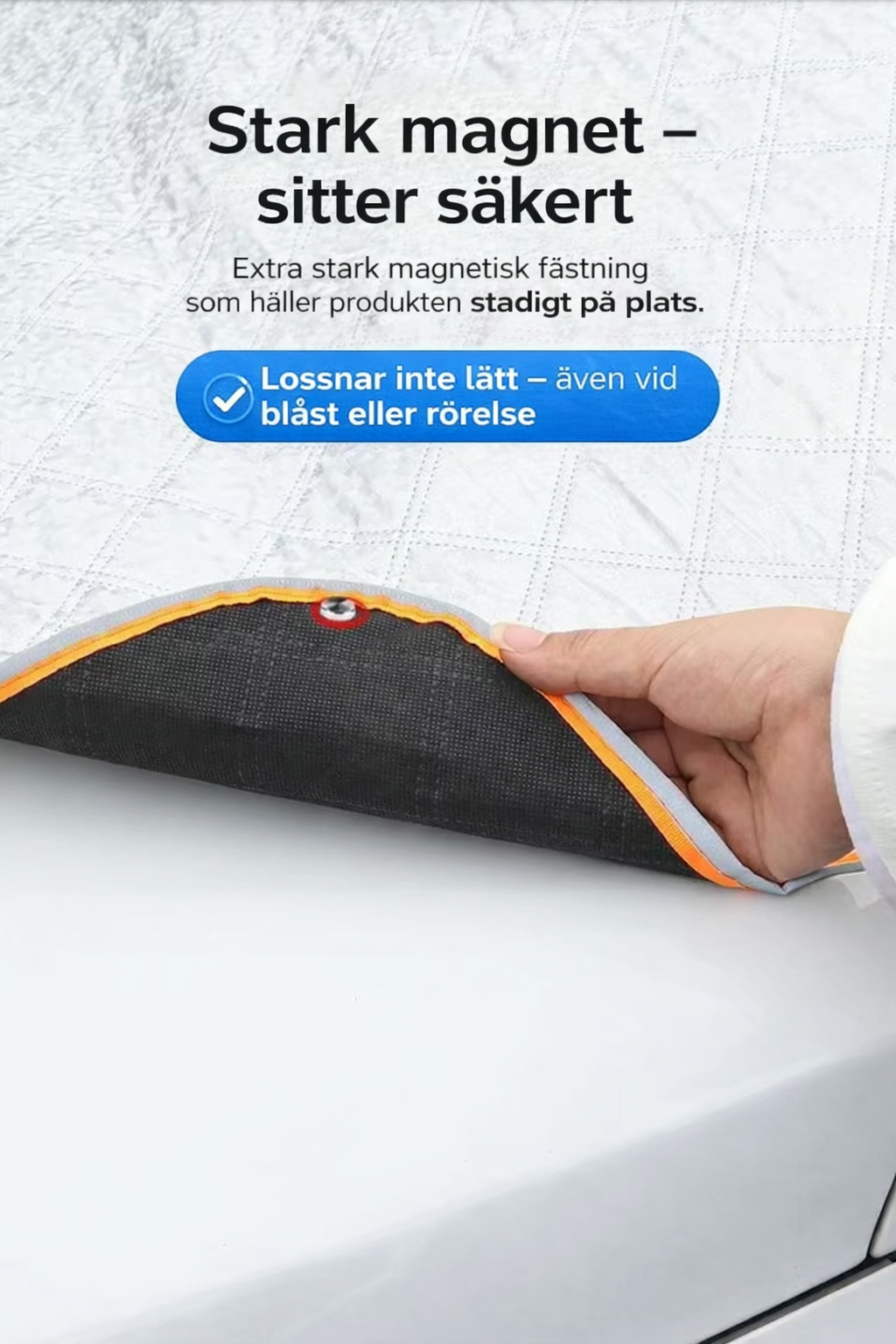 Magnetisk forrudebeskyttelse mod sol og sne