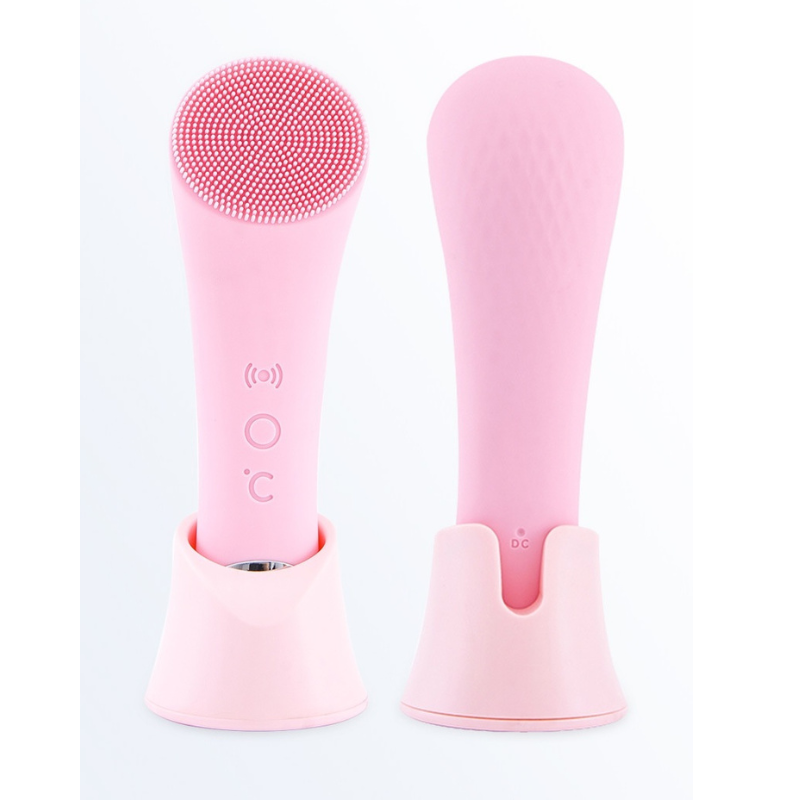 Silikon ansiktsborste – med värme & vibration